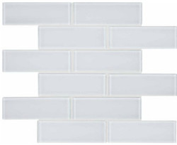 Anatolia Bliss Element Glass 2 x 6 Brick Ice